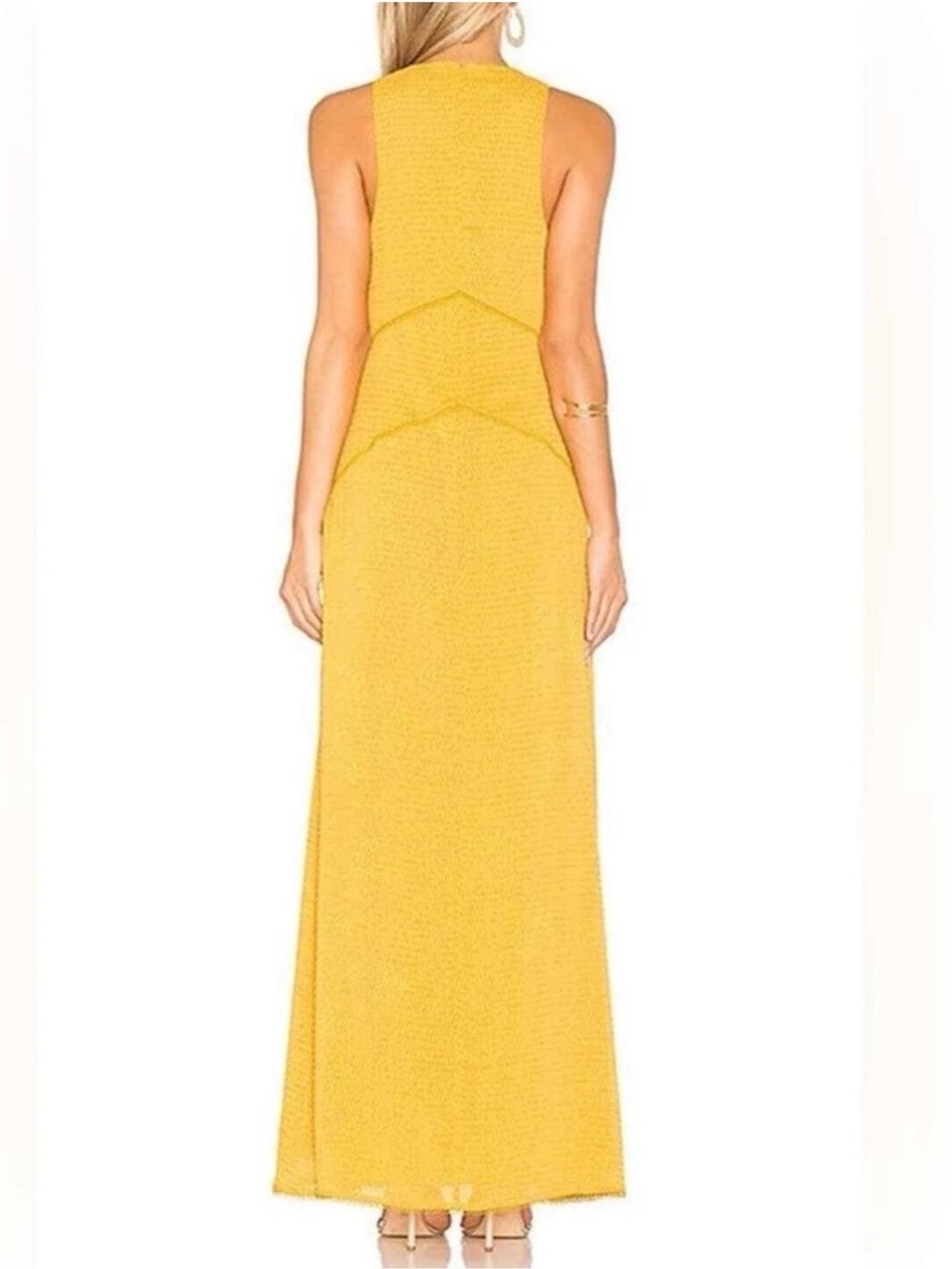 House of Harlow x REVOLVE Allegra Mustard Yellow Boho Maxi Dress - Picture 8 of 16
